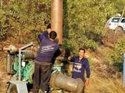 สทภ.11 ช่วยเหลือบรรเทาสภาวะวิกฤติน้ำแล้ง ของเทศบาลตำบลทรายมูล จังหวัดยโสธร