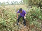 สทภ.11 สำรวจวิเคราะห์คุณภาพดินและวัสดุข้างเคียงของโครงการอนุรักษ์และฟื้นฟูแหล่งน้ำในพื้นที่จังหวัดยโสธร