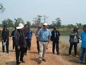 สทภ.11 ตรวจราชการโครงการปรับปรุงฟื้นฟูแหล่งน้ำห้วยหินลาด