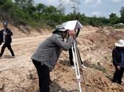 สทภ.11 ตรวจติดตามงานโครงการปรับปรุงฟื้นฟูแหล่งน้ำฝายร่องปี่ จ.อุบลราชธานี