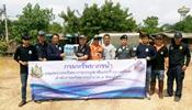สทภ.9 นำน้ำดื่มบรรจุขวดมอบให้กับประชาชนที่ประสบภัยน้ำท่วมในพื้นที่จังหวัดสุโขทัย เพื่อการบริโภค