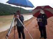 สทภ.11  ตรวจติดตามงานโครงการปรับปรุงฟื้นฟูแหล่งน้ำหนองทับโพธิ์ จ.มุกดาหาร