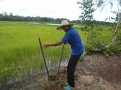 สทภ.11 สำรวจวิเคราะห์คุณภาพดินและวัสดุข้างเคียง พื้นที่จังหวัดอุบลราชธานี