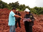 สทภ.11 ตรวจติดตามงานโครงการปรับปรุงฟื้นฟูแหล่งน้ำห้วยคำหวาย จ.อุบลราชธานี