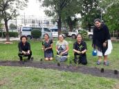 สทภ.๔ ร่วมกันปลูกต้นดาวเรือง 