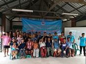 สทภ.11 จัดอบรมเครือข่ายเฝ้าระวังเตือนภัยน้ำท่วมฉับพลัน – ดินถล่ม (Early Warning) บ้านสันติสุข จังหวัดศรีสะเกษ