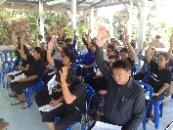  สทภ.10    ส่วนประสานฯลุ่มน้ำภาคใต้ฝั่งตะวันออก ส่วนที่ 1 ชุมพร จัดประชุมรับฟังความคิดเห็นของประชาชน พ.ศ. 2548 โครงการอนุรักษ์ฟื้นฟูคลองบางจากและลำน้ำสาขา 