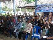 สทภ.10 ส่วนประสานฯลุ่มน้ำภาคใต้ฝั่งตะวันออก ส่วนที่ 1 ชุมพร จัดประชุมฯว่าด้วยการรับฟังความคิดเห็นของประชาชน พ.ศ. 2548 โครงการอนุรักษ์ฟื้นฟูคลองซังกะนาว