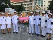 สทภ.๔ พร้อมคณะ ร่วมวางพวงมาลาน้อมรำลึกครบรอบ ๑๐๗ ปี วันคล้ายวันสวรรคตของพระบาทสมเด็จพระจุลจอมเกล้าเจ้าอยู่หัว