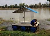 สทภ.11 ตรวจโครงการระบบกระจายน้ำพลังงานแสงอาทิตย์แหล่งน้ำหนองกู่