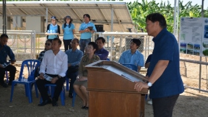 อธิบดีกรมทรัพยากรน้ำ พร้อมด้วยคณะผู้บริหารกรมทรัพยากรน้ำ ลงพื้นที่ติดตามงานในพื้นที่รับผิดชอบของสำนักงานทรัพยากรน้ำภาค ๗