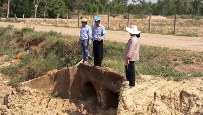 สทภ.11 ตรวจติดตามความก้าวหน้าโครงการปรับปรุงฟื้นฟูแหล่งน้ำห้วยกำปี้