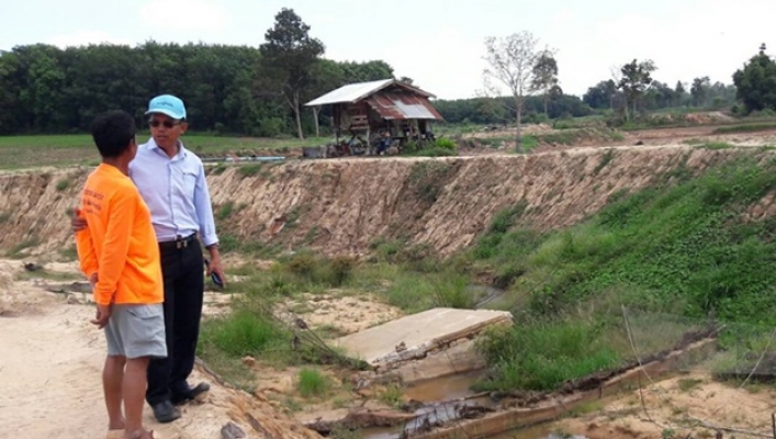 สทภ.11 ติดตามความก้าวหน้าการดำเนินการโครงการปรับปรุงฟื้นฟูแหล่งน้ำห้วยจงอาง