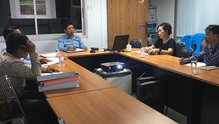 สทภ.11 ประชุมหารือโครงการปรับปรุงฟื้นฟูแหล่งน้ำห้วยจงอาง จังหวัดมุกดาหาร