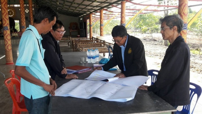 สทภ.11 ตรวจติดตามความก้าวหน้าโครงการปรับปรุงฟื้นฟูแหล่งน้ำหนองหลวง