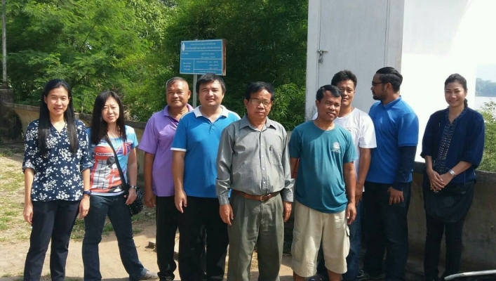 การปฏิบัติงานภาคสนาม เพื่อซ่อมแซมและปรับปรุงอุปกรณ์โครงการ HYCOS ของประเทศไทย