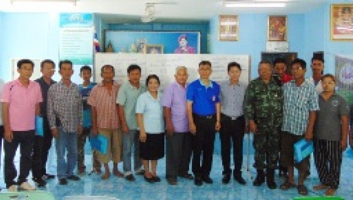 สทภ. ๗ ดำเนินงานโครงการจัดตั้งและให้ความรู้กลุ่มผู้ใช้น้ำ (เครือข่ายใหม่) ประจำปีงบประมาณ ๒๕๖๑