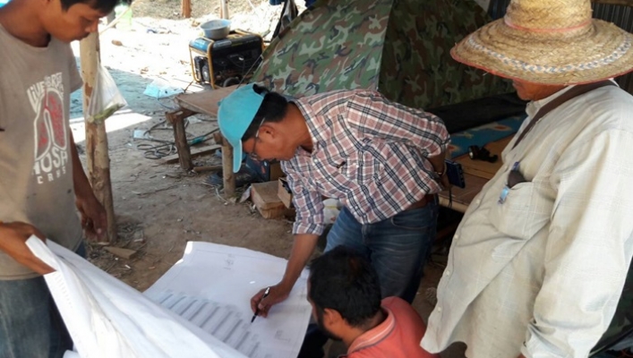 สทภ.11 ตรวจติดตามความก้าวหน้าการดำเนินโครงการปรับปรุงฟื้นฟูแหล่งน้ำกุดไชวาน จังหวัดอุบลราชธานี