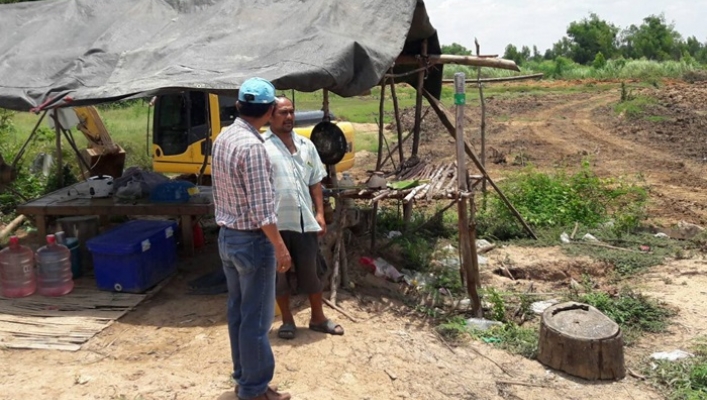 สทภ.11 ตรวจติดตามความก้าวหน้าการดำเนินโครงการฟื้นฟูแหล่งน้ำหนองเลิงแคน จังหวัดอุบลราชธานี