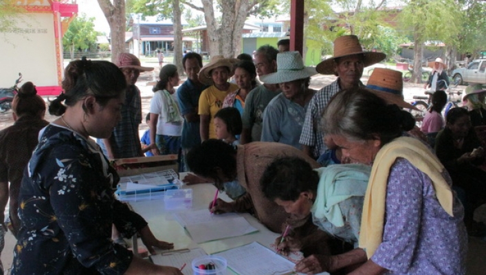 สทภ.5 ดำเนินโครงการรับฟังความคิดเห็นของประชาชน (โครงการอนุรักษ์ฟื้นฟูแหล่งน้ำบ้านหัวแรต  บ้านหัวแรต  หมู่ที่ 5)