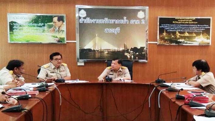 สทภ.2 จัดประชุมติดตามผลการดำเนินโครงการอนุรักษ์ฟื้นฟูแหล่งน้ำ  และโครงการก่อสร้างระบบกระจายน้ำด้วยพลังงานแสงอาทิตย์ ครั้งที่ 2/2561