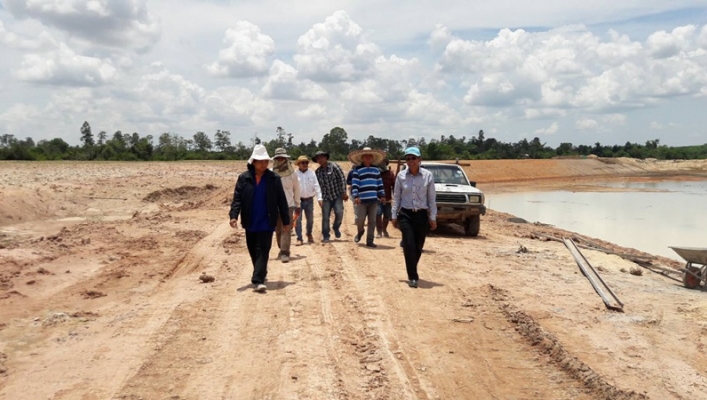 สทภ.11 ตรวจติดตามความก้าวหน้าการดำเนินการโครงการอนุรักษ์ฟื้นฟูแหล่งน้ำหนองชี