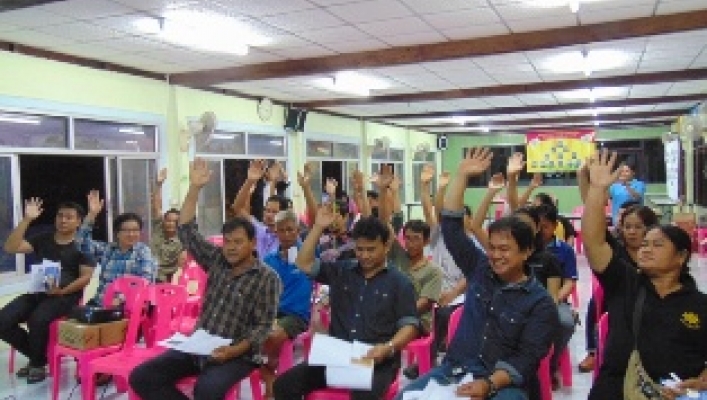 สทภ.๗ จัดโครงการประชุมเชิงปฏิบัติการตามระเบียบสำนักนายกรัฐมนตรี ว่าด้วยการรับฟังความคิดเห็นของประชาชน พ.ศ. ๒๕๔๘ ปีงบประมาณ ๒๕๖๒  โครงการอนุรักษ์ฟื้นฟูแหล่งน้ำ หมู่ที่ ๔ ตำบลท่าตะคร้อ อำเภอหนองหญ้าปล้อง จังหวัดเพชรบุรี