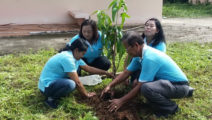 สทภ.10 ส่วนประสานฯลุ่มน้ำภาคใต้ฝังตะวันออก ส่วนที่ 1  จัดกิจกรรมวันต้นไม้ประจำปีของชาติ พ.ศ.2561