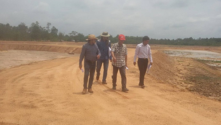 สทภ.11 ตรวจติดตามความก้าวหน้าการดำเนินการโครงการอนุรักษ์ฟื้นฟูแหล่งน้ำห้วยแก้งตีบ