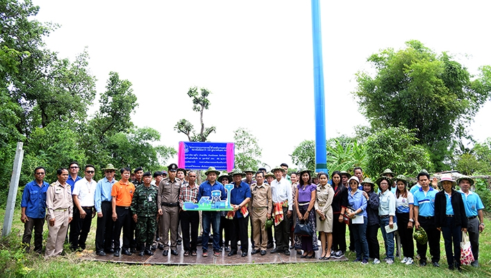 กลุ่มผู้ใช้น้ำบ้านดอนยาวน้อยเข้มแข็ง ขอบคุณภาครัฐสนับสนุนระบบกระจายน้ำ