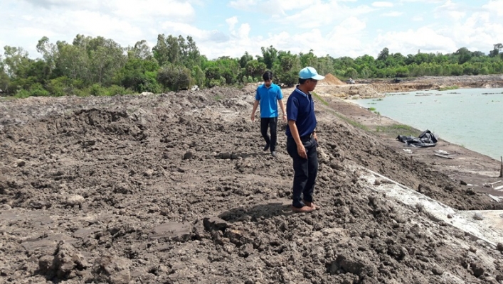 สทภ.11 ตรวจติดตามก้าวหน้าโครงการปรับปรุงฟื้นฟูแหล่งน้ำหนองกุดจับ จังหวัดอุบลราชธานี