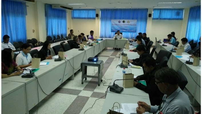 สทภ.๔ จัดประชุมคณะอนุกรรมการลุ่มน้ำจังหวัดมหาสารคาม ครั้งที่ ๑/๒๕๖๑