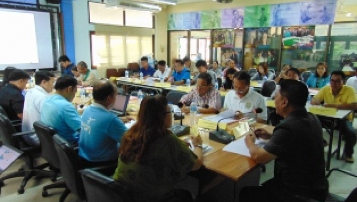 สทภ.๗ จัดการประชุมคณะอนุกรรมการลุ่มน้ำสาขาคลองเขาแดง ครั้งที่ ๑/๒๕๖๑