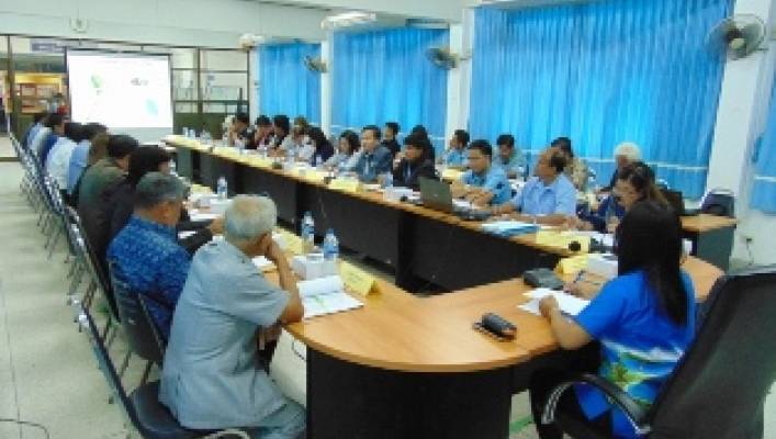 สทภ.๗ จัดการประชุมคณะอนุกรรมการลุ่มน้ำสาขาคลองบางสะพานใหญ่ ครั้งที่ ๑/๒๕๖๑