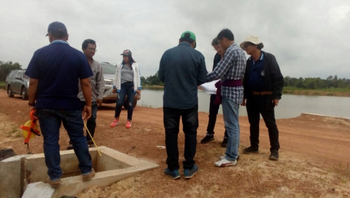 สทภ.11 ดำเนินการตรวจติดตามความก้าวหน้าโครงการอนุรักษ์ฟื้นฟูแหล่งน้ำห้วยกำปี้ บ้านนาหว้า