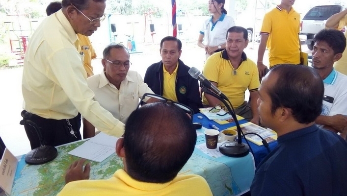 สทภ. 10  ส่วนประสานฯลุ่มน้ำภาคใต้ฝั่งตะวันออก ส่วนที่ 1  จัดประชุมรับฟังความคิดเห็นของประชาชน  (เวทีชาวบ้าน) ในพื้นที่ลุ่มน้ำสาขาคลองหลังสวน