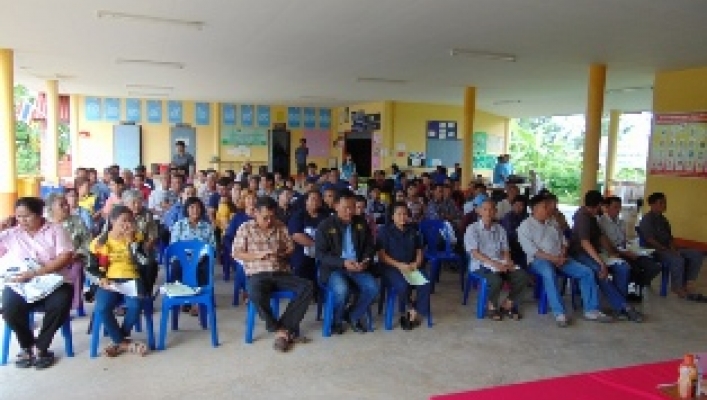 สทภ.๗ จัดโครงการจัดตั้งและให้ความรู้กลุ่มผู้ใช้น้ำ (เครือข่าย)