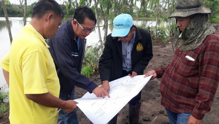 สทภ.11 ติดตามความก้าวหน้าโครงการอนุรักษ์ฟื้นฟูแหล่งน้ำหนองบึง จังหวัดอุบลราชธานี