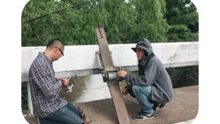 สทภ.๔  ออกปฏิบัติงานสำรวจข้อมูลทางอุทกวิทยา และงานตรวจสอบ บำรุงรักษาสถานีโทรมาตร