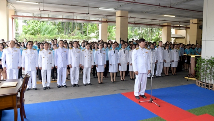 กรมทรัพยากรน้ำ รวมใจทำพิธีถวายพระพร