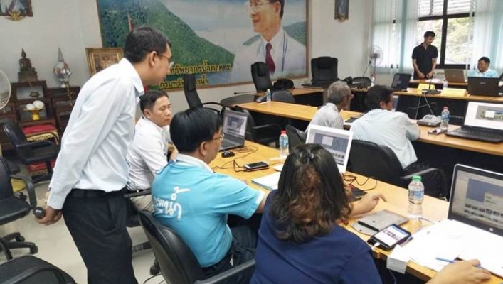 สทภ.๕ จัดฝึกอบรมโครงการจัดการความรู้ “การใช้เทคโนโลยีและภาพถ่าย จากอากาศยานไร้คนขับ เพื่อการจัดการแผนที่” ประจำปีงบประมาณ ๒๕๖๑