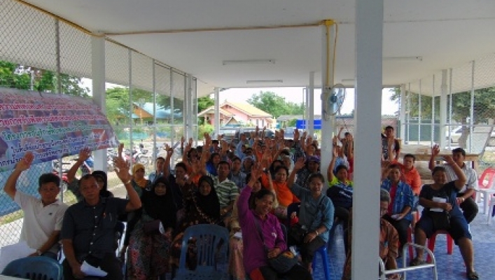 สทภ.๗ จัดประชุมเชิงปฏิบัติการรับฟังความคิดเห็นตามระเบียบสำนักนายกรัฐมนตรี  ว่าด้วยการรับฟังความคิดเห็นของประชาชน พ.ศ. ๒๕๔๘ โครงการก่อสร้างฝายน้ำล้นคลองหว้าโทน หมู่ที่ ๘ ตำบลห้วยทราย อำเภอเมือง จังหวัดประจวบคีรีขันธ์