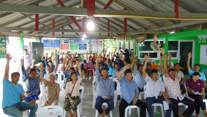 สทภ.๗ จัดประชุมเชิงปฏิบัติการรับฟังความคิดเห็นตามระเบียบสำนักนายกรัฐมนตรี  ว่าด้วยการรับฟังความคิดเห็นของประชาชน พ.ศ. ๒๕๔๘ โครงการก่อสร้างฝายน้ำล้นห้วยตาเอม บ้านหุบผึ้ง  หมู่ที่ ๕ ตำบลห้วยทราย  อำเภอเมือง จังหวัดประจวบคีรีขันธ์