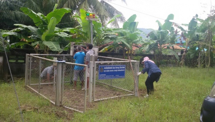 สทภ.8 ออกปฏิบัติงานตรวจสอบและซ่อมบำรุงสถานีเตือนภัยล่วงหน้า (Early Warning) ในพื้นที่ จังหวัดนครศรีธรรมราช