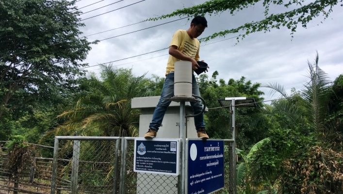 สทภ.๔ ออกปฏิบัติงานตรวจสอบ ซ่อมแซม และบำรุงรักษาสถานีระบบตรวจวัดสภาพน้ำทางไกลอัตโนมัติ