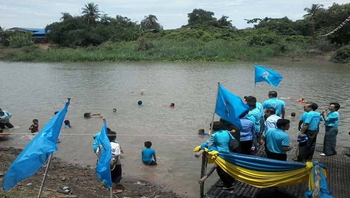 สทภ.2 ดำเนินโครงการอนุรักษ์และพัฒนาแม่น้ำ คู คลอง ประจำปี 2561 บริเวณแม่น้ำลพบุรี ณ วัดยาง ณ รังสี หมู่ 2 ตำบลตะลุง อำเภอเมือง จังหวัดลพบุรี