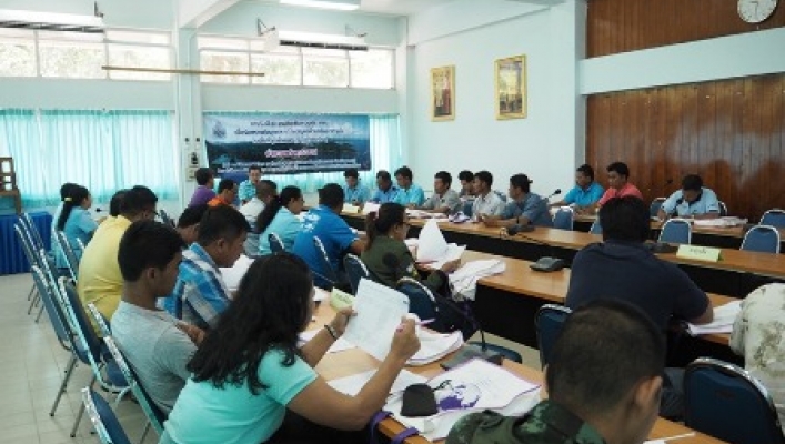 สทภ.๗ จัดโครงการรับฟังความคิดเห็นของประชาชนเพื่อรับทราบข้อมูลและแก้ไขปัญหาด้านทรัพยากรน้ำในพื้นที่ลุ่มน้ำเพชรบุรี (เวทีชาวบ้าน) วันที่ ๑๗ สิงหาคม ๒๕๖๑  ณ หอประชุมศาลาประชาคมอำเภอแก่งกระจาน จังหวัดเพชรบุรี