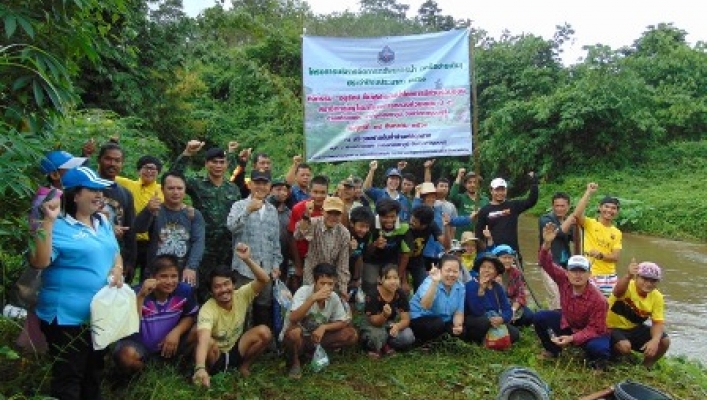 สทภ.๗ ดำเนินงานโครงการบริหารจัดการทรัพยากรน้ำ (เครือข่ายเดิม) ประจำปีงบประมาณ ๒๕๖๑