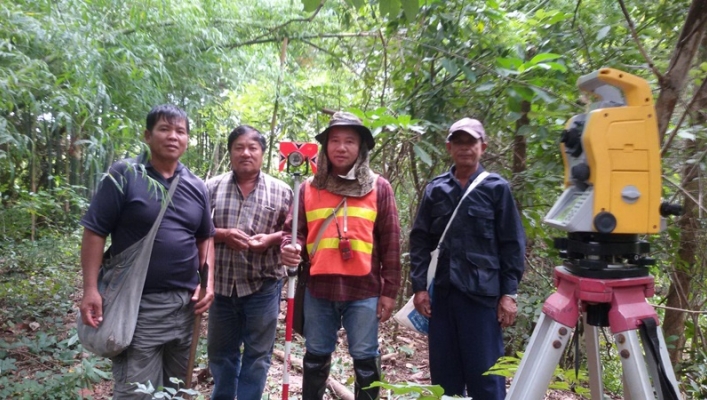 สทภ.11 ลงพื้นที่ออกดำเนินการสำรวจเพื่อการออกแบบโครงการปรับปรุงฟื้นฟูแหล่งน้ำห้วยยาง