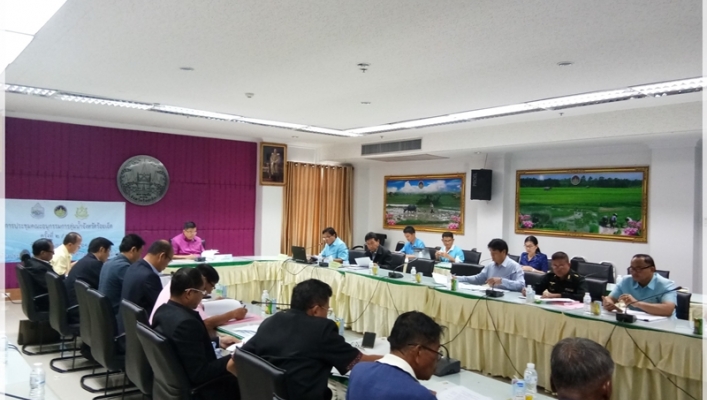 สทภ.๔ จัดประชุมคณะอนุกรรมการลุ่มน้ำจังหวัดร้อยเอ็ด ครั้งที่ ๒/๒๕๖๑